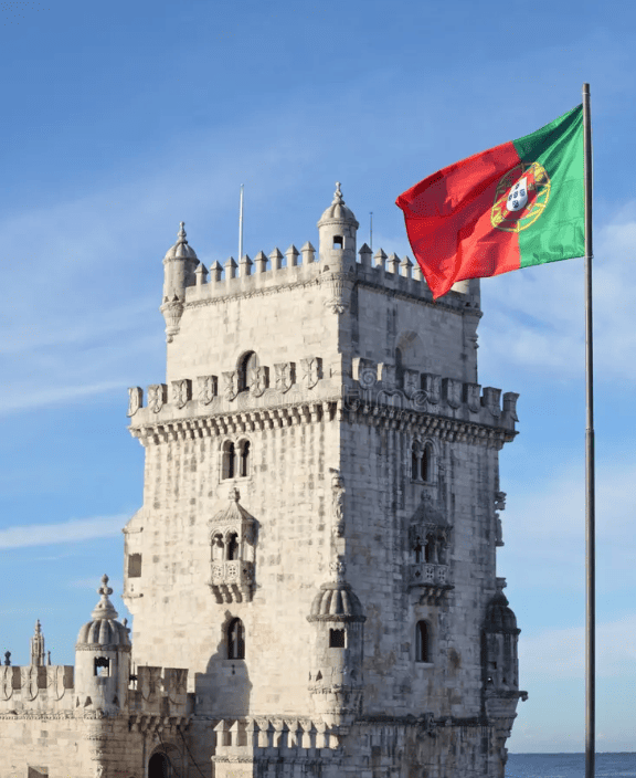 Torre de Belém in Lisbon, Portugal, a landmark for those who want to learn European Portuguese.